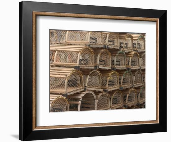 Lobster Pots in Malpeque Harbour, Prince Edward Island, Canada-Julie Eggers-Framed Photographic Print