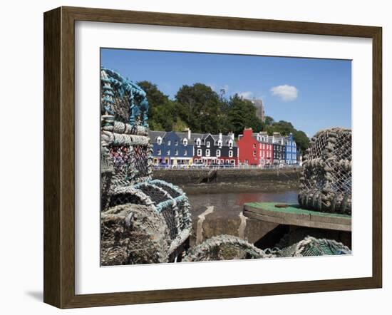 Lobster Pots in Tobermory, Mull, Inner Hebrides, Scotland, United Kingdom, Europe-David Lomax-Framed Photographic Print