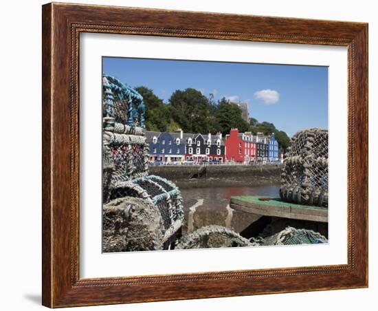 Lobster Pots in Tobermory, Mull, Inner Hebrides, Scotland, United Kingdom, Europe-David Lomax-Framed Photographic Print