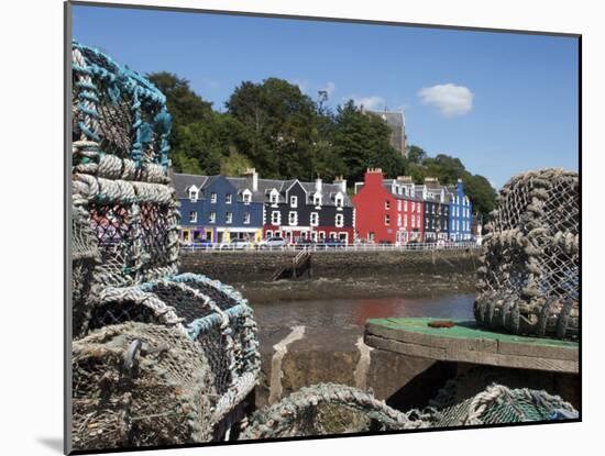 Lobster Pots in Tobermory, Mull, Inner Hebrides, Scotland, United Kingdom, Europe-David Lomax-Mounted Photographic Print