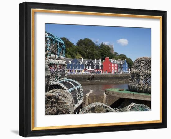 Lobster Pots in Tobermory, Mull, Inner Hebrides, Scotland, United Kingdom, Europe-David Lomax-Framed Photographic Print