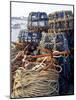 Lobster Pots, Normandy, France-Michael Busselle-Mounted Photographic Print