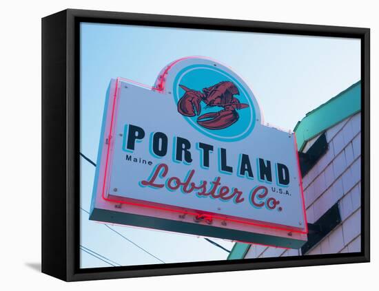 Lobster Restaurant, Portland, Maine, New England, United States of America, North America-Alan Copson-Framed Premier Image Canvas