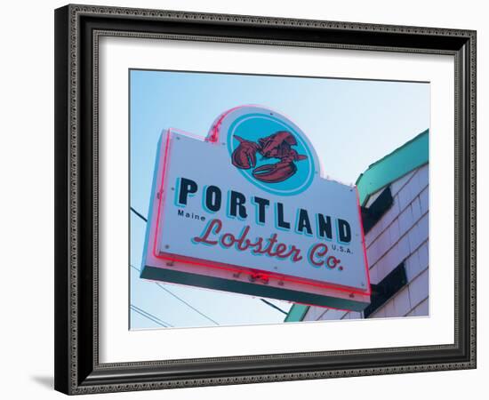 Lobster Restaurant, Portland, Maine, New England, United States of America, North America-Alan Copson-Framed Photographic Print