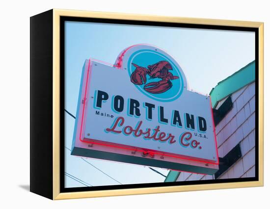 Lobster Restaurant, Portland, Maine, New England, United States of America, North America-Alan Copson-Framed Premier Image Canvas