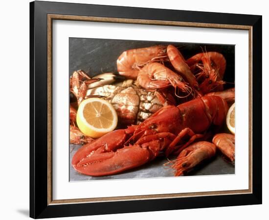 Lobster, Shrimp and Crab-Steven Morris-Framed Photographic Print