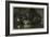 Lobster Spearing by Torchlight in Canada-null-Framed Giclee Print