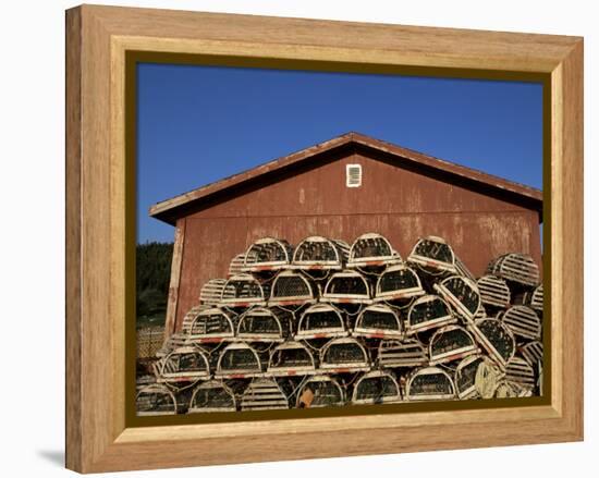 Lobster Traps, Cape Breton, Canada, North America-Alison Wright-Framed Premier Image Canvas