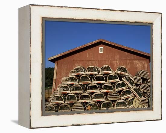 Lobster Traps, Cape Breton, Canada, North America-Alison Wright-Framed Premier Image Canvas