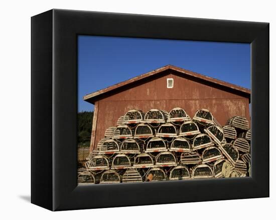 Lobster Traps, Cape Breton, Canada, North America-Alison Wright-Framed Premier Image Canvas