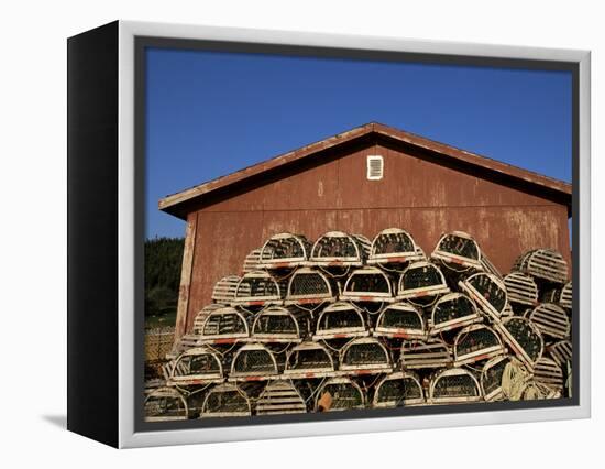 Lobster Traps, Cape Breton, Canada, North America-Alison Wright-Framed Premier Image Canvas