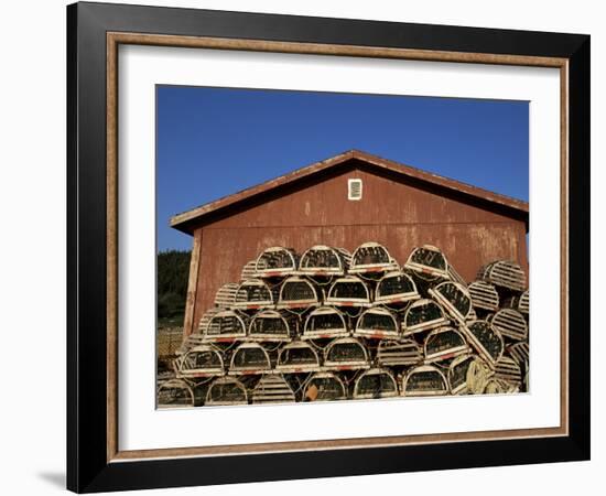 Lobster Traps, Cape Breton, Canada, North America-Alison Wright-Framed Photographic Print