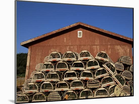 Lobster Traps, Cape Breton, Canada, North America-Alison Wright-Mounted Photographic Print