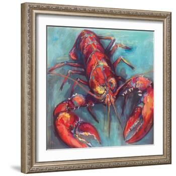 Lobster-Jeanette Vertentes-Framed Art Print