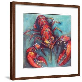 Lobster-Jeanette Vertentes-Framed Art Print