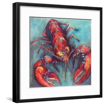 Lobster-Jeanette Vertentes-Framed Art Print