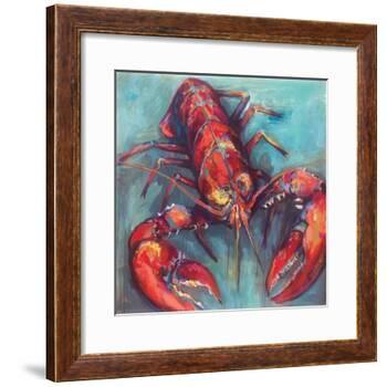 Lobster-Jeanette Vertentes-Framed Art Print