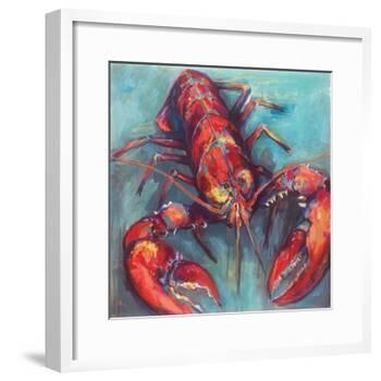 Lobster-Jeanette Vertentes-Framed Art Print