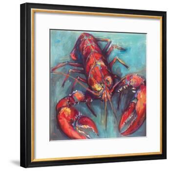 Lobster-Jeanette Vertentes-Framed Art Print