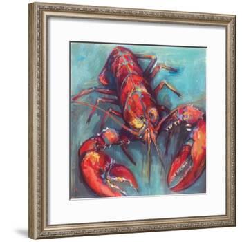 Lobster-Jeanette Vertentes-Framed Art Print