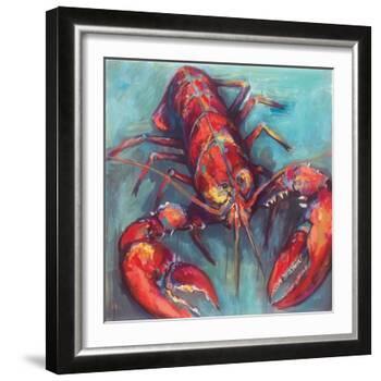 Lobster-Jeanette Vertentes-Framed Art Print