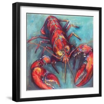 Lobster-Jeanette Vertentes-Framed Art Print