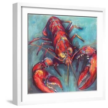 Lobster-Jeanette Vertentes-Framed Art Print