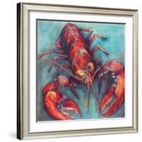 Lobster-Jeanette Vertentes-Framed Art Print