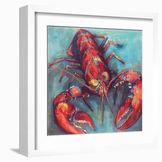 Lobster-Jeanette Vertentes-Framed Art Print