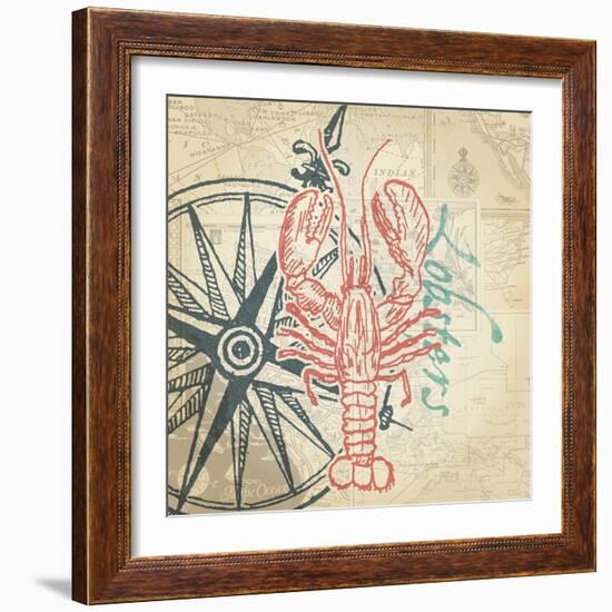 Lobster-The Saturday Evening Post-Framed Giclee Print