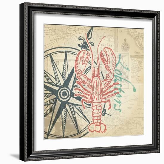 Lobster-The Saturday Evening Post-Framed Giclee Print