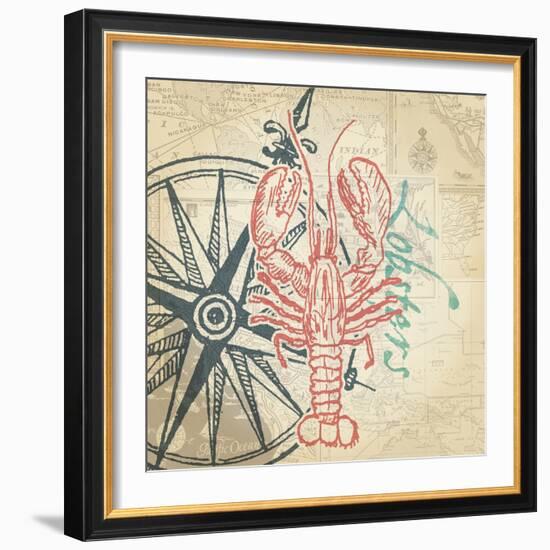 Lobster-The Saturday Evening Post-Framed Giclee Print