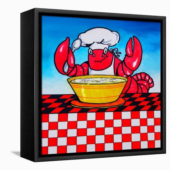 Lobster-Howie Green-Framed Premier Image Canvas