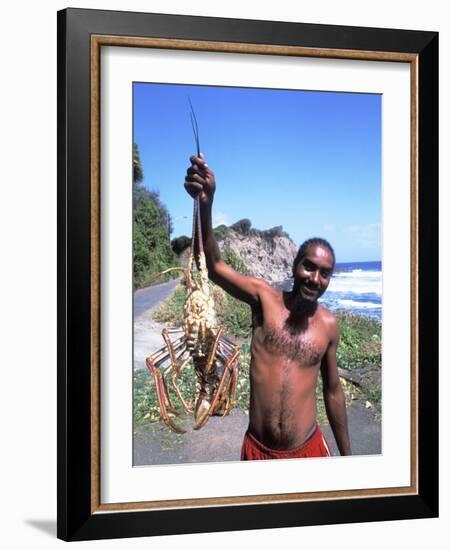 Lobsterman at Grants Bay, St. Vincent and the Grenadines-Bill Bachmann-Framed Photographic Print