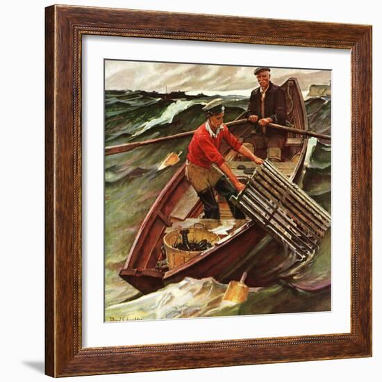 "Lobstermen," March 9, 1946-Mead Schaeffer-Framed Giclee Print