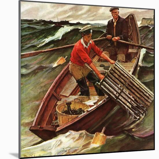 "Lobstermen," March 9, 1946-Mead Schaeffer-Mounted Giclee Print