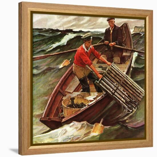 "Lobstermen," March 9, 1946-Mead Schaeffer-Framed Premier Image Canvas