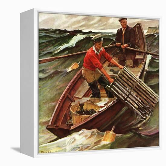 "Lobstermen," March 9, 1946-Mead Schaeffer-Framed Premier Image Canvas