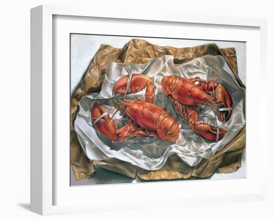 Lobsters, 1981-Sandra Lawrence-Framed Giclee Print