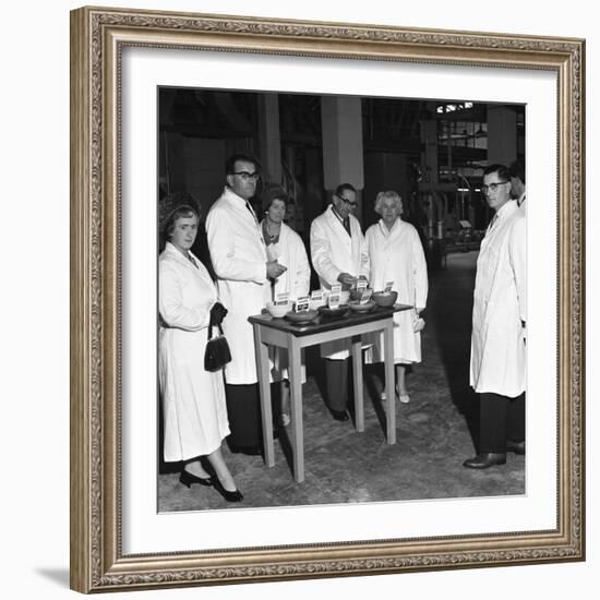 Local Dignitaries During an Open Day at Spillers Foods in Gainsborough, Lincolnshire, 1962-Michael Walters-Framed Premium Photographic Print