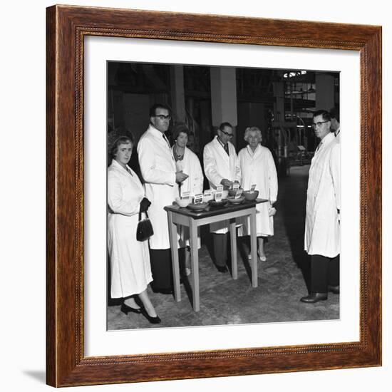 Local Dignitaries During an Open Day at Spillers Foods in Gainsborough, Lincolnshire, 1962-Michael Walters-Framed Premium Photographic Print