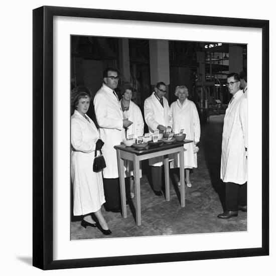 Local Dignitaries During an Open Day at Spillers Foods in Gainsborough, Lincolnshire, 1962-Michael Walters-Framed Premium Photographic Print