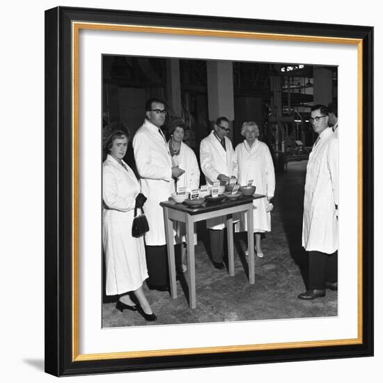 Local Dignitaries During an Open Day at Spillers Foods in Gainsborough, Lincolnshire, 1962-Michael Walters-Framed Premium Photographic Print