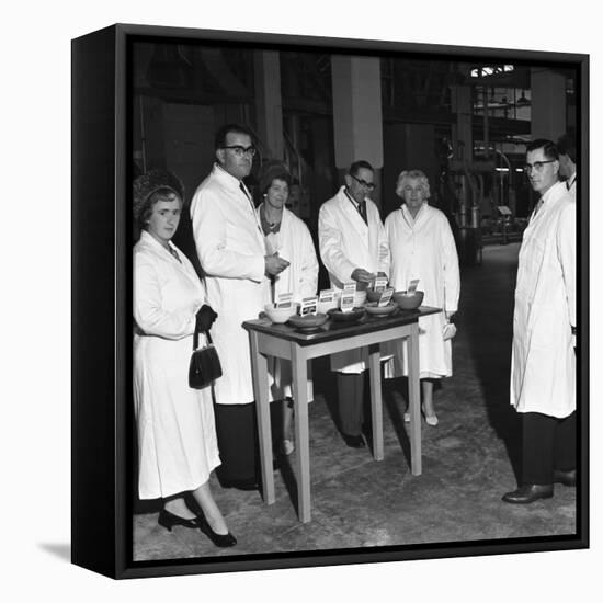 Local Dignitaries During an Open Day at Spillers Foods in Gainsborough, Lincolnshire, 1962-Michael Walters-Framed Stretched Canvas