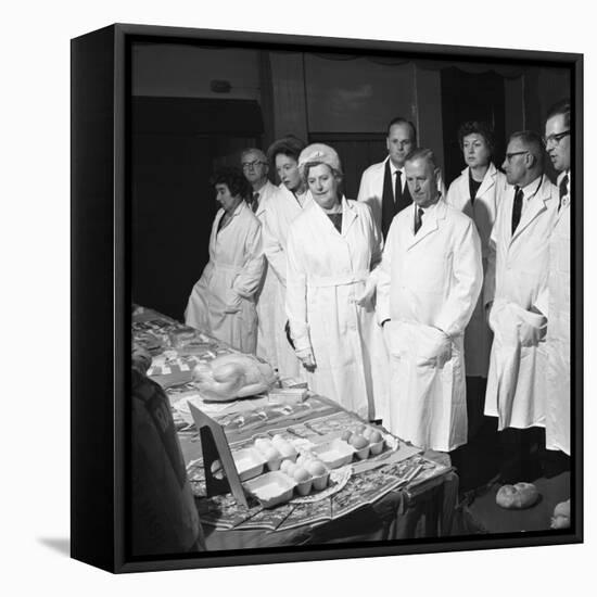 Local Dignitaries During an Open Day at Spillers Foods in Gainsborough, Lincolnshire, 1962-Michael Walters-Framed Stretched Canvas