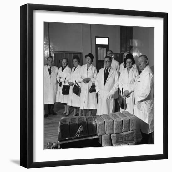 Local Dignitaries During an Open Day at Spillers Foods in Gainsborough, Lincolnshire, 1962-Michael Walters-Framed Photographic Print