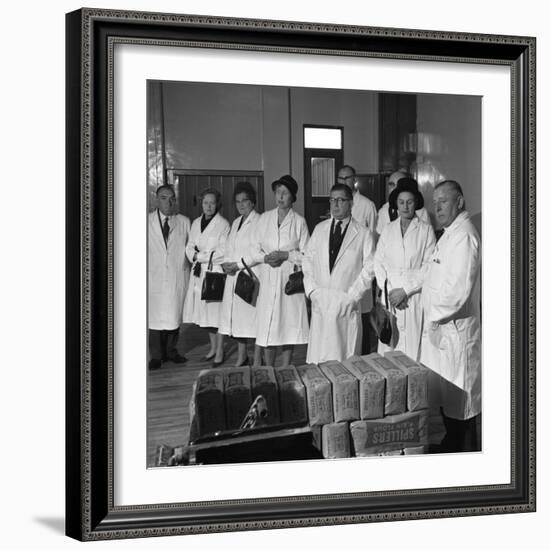 Local Dignitaries During an Open Day at Spillers Foods in Gainsborough, Lincolnshire, 1962-Michael Walters-Framed Photographic Print