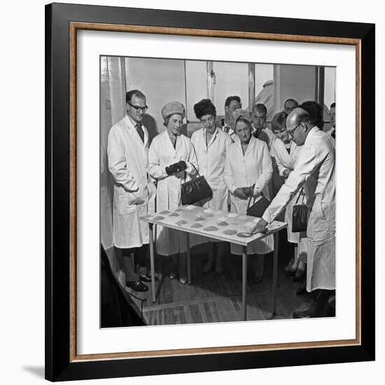 Local Dignitaries During an Open Day at Spillers Foods in Gainsborough, Lincolnshire, 1962-Michael Walters-Framed Photographic Print