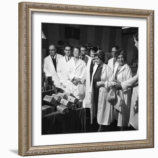 Local Dignitaries During an Open Day at Spillers Foods in Gainsborough, Lincolnshire, 1962-Michael Walters-Framed Photographic Print