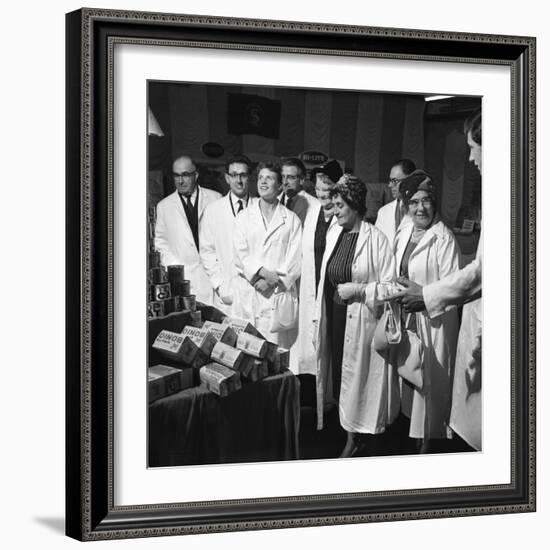 Local Dignitaries During an Open Day at Spillers Foods in Gainsborough, Lincolnshire, 1962-Michael Walters-Framed Photographic Print